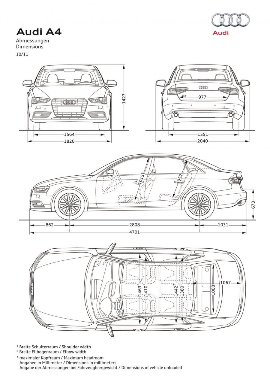 Схема Audi A4 2.0T Sedan (B8, 8K) 2012 года  (фото 11 из 19)